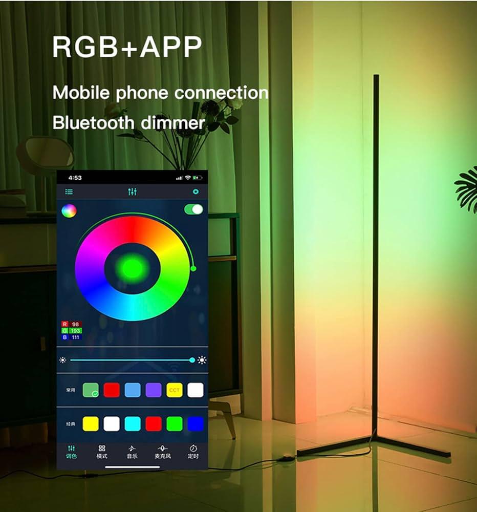 ARGB Corner Floor Lamp (App controlled)