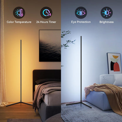 ARGB Corner Floor Lamp (App controlled)